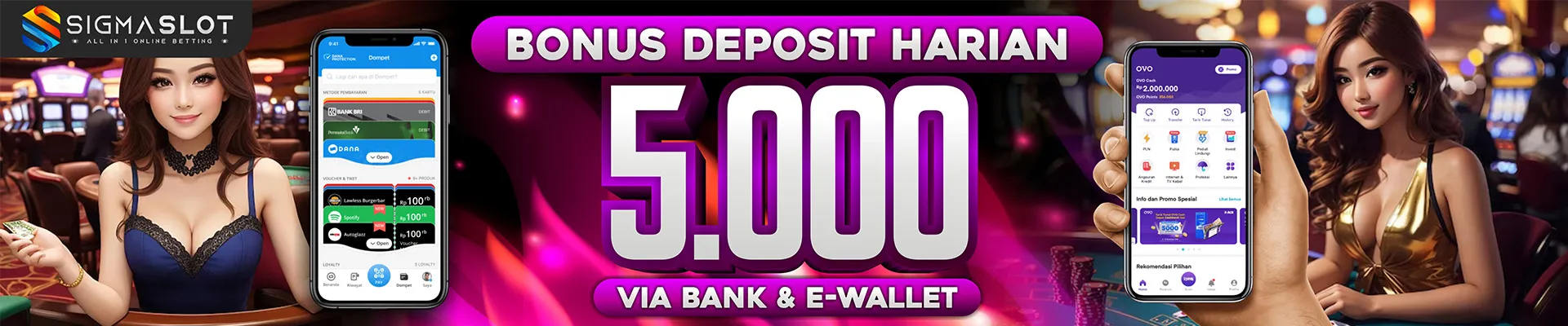 BONUS DEPOSIT HARIAN 5000